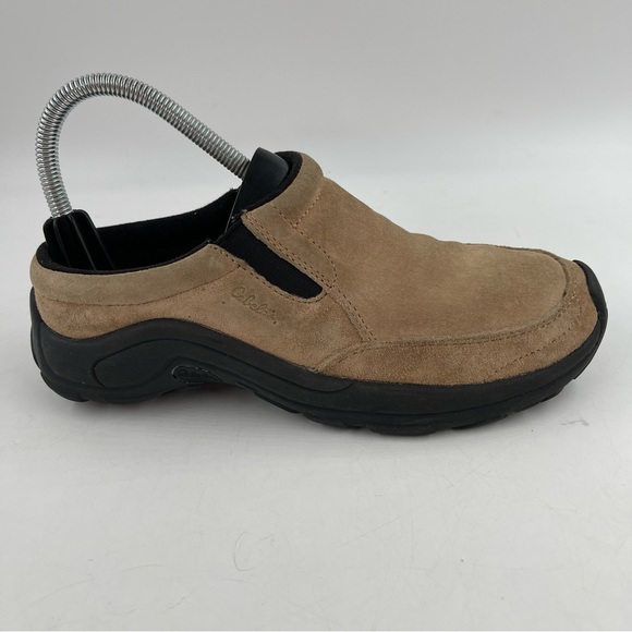 Cabela's Shoes - Cabela’s Women’s Tan Suede Black Outdoor Slip-On Comfort Mules Clogs - Size 7.5